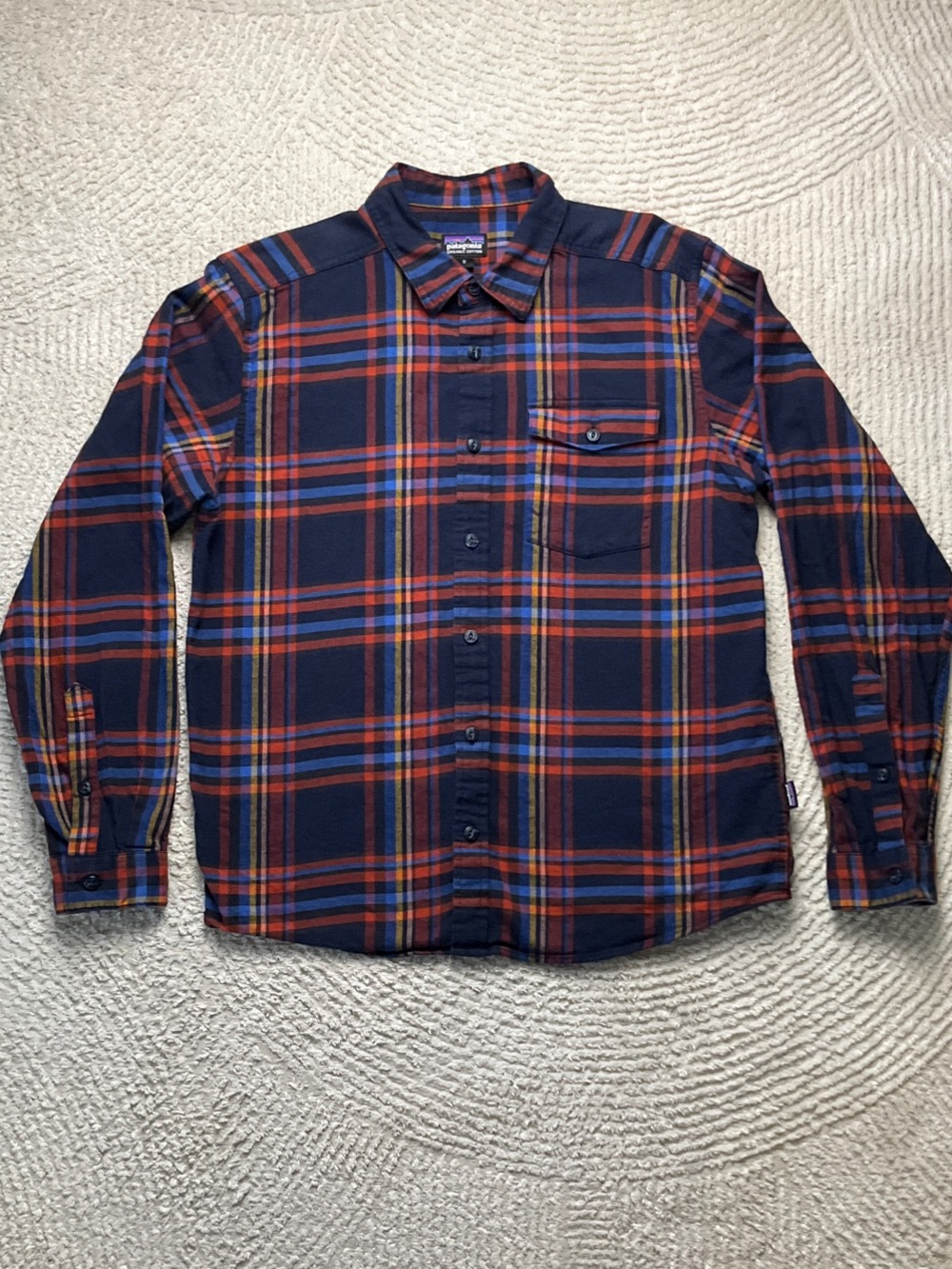 Patagonia Men's Lightweight Fjord Flannel Shirt Size Medium